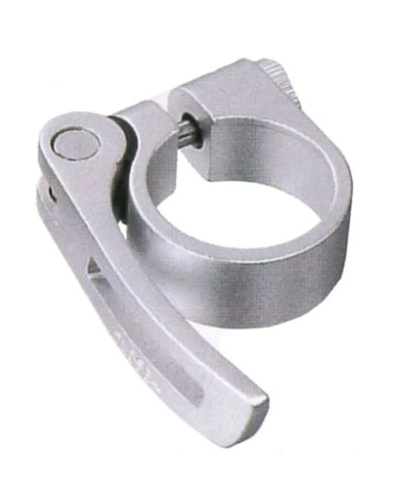 Ergotec 34.9mm Alloy Q/R Seat Clamp in Silver
