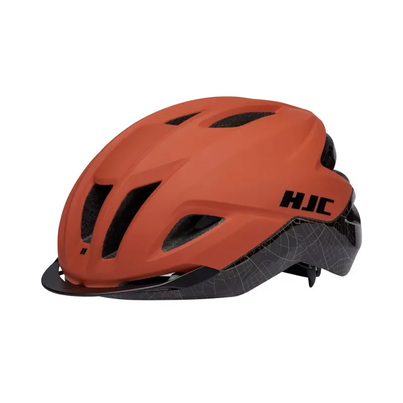 HJC Crosser Helmet in Matt Gloss Brick City 