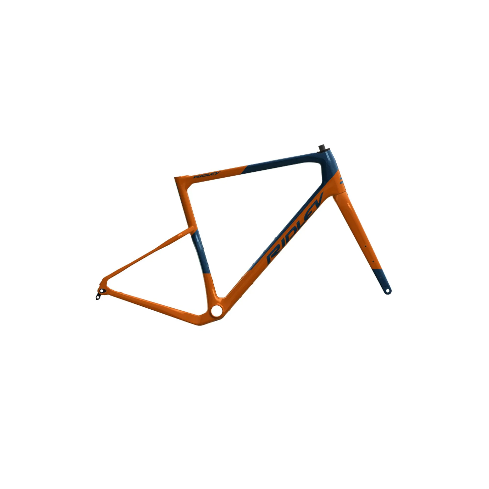 Ridley Kanzo Adventure Frame and Oryx Forks in Blue and Orange