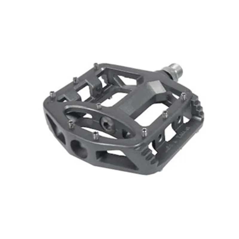 Wellgo MG1 9/16 Magnesium Cro-Mo Sealed Platform Pedals in Grey