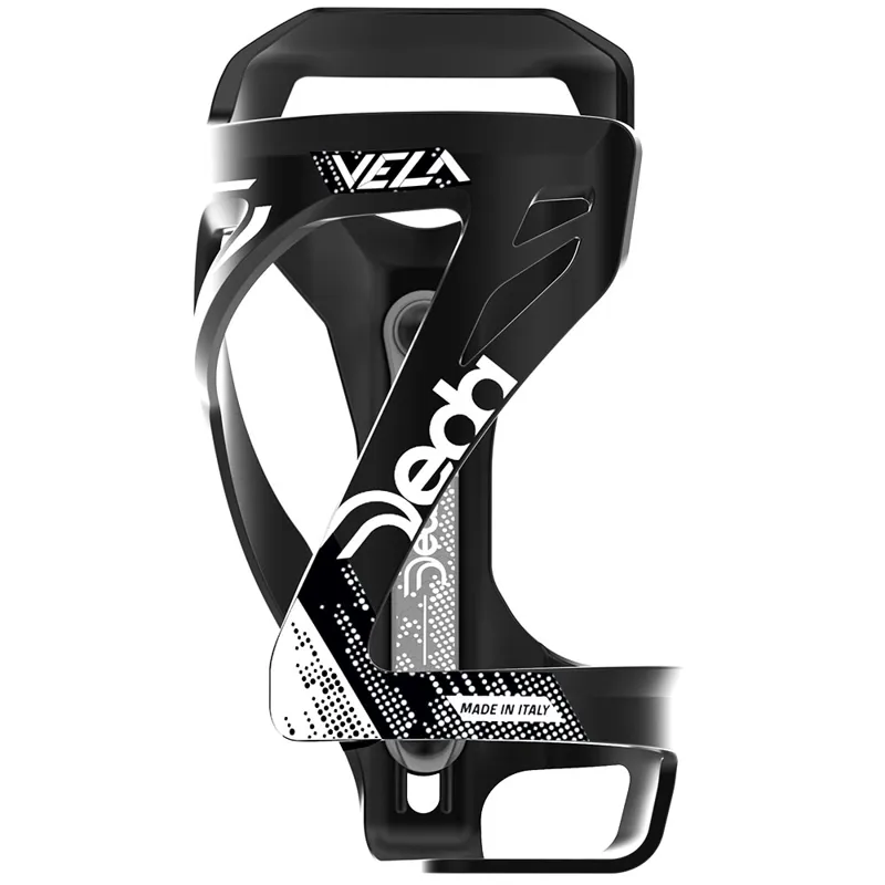 Deda Elementi Vela Bottle Cage in White/Black