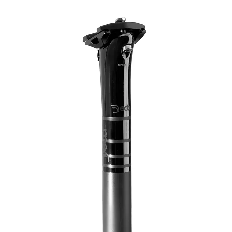 Deda RS 0mm Setback Seatpost in Polish On Black-7