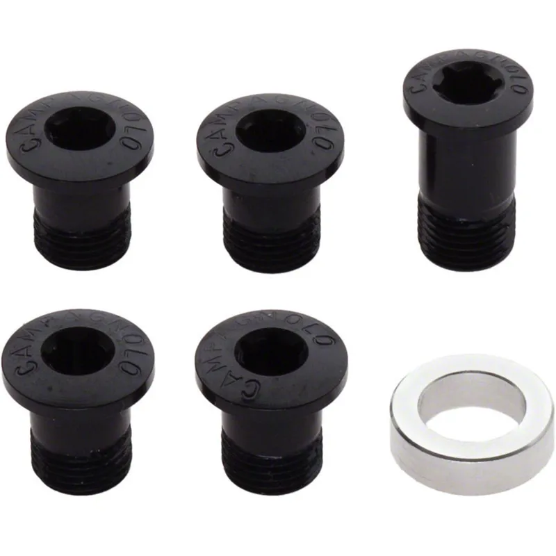 Campagnolo 11-speed Threaded Chainring Bolt Set in Black-6