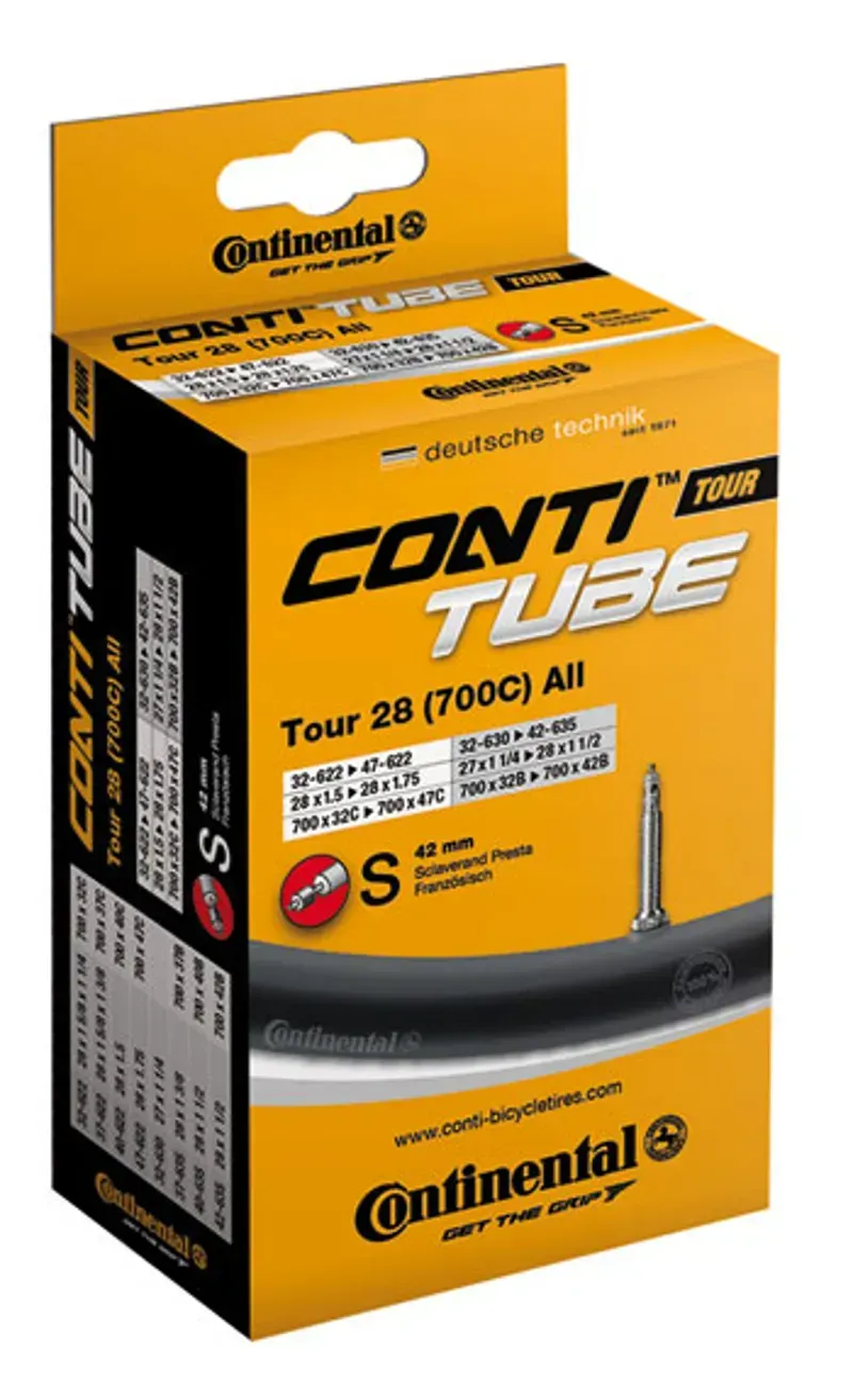 Continental Supersonic 26x1.75-2.20-inch Presta 42mm MTB Tube in Black