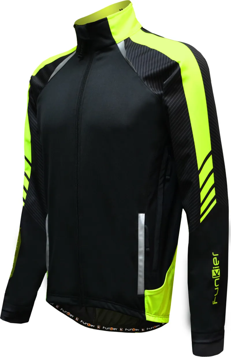 Funkier Tornado WJ-1326 Gents TPU Thermal Jacket In Black/Yellow