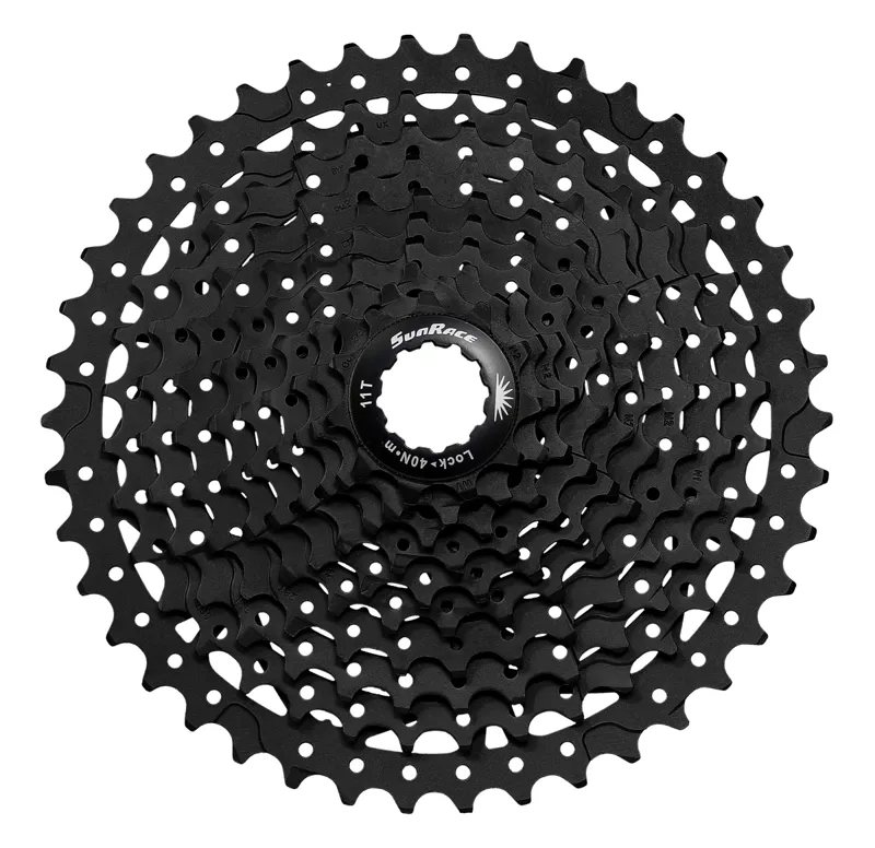Sunrace and Sturmey Archer 11-40t 10 Speed MTB Cassette in Black