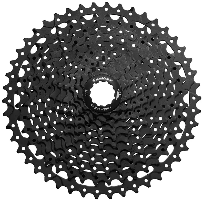 Sunrace and Sturmey Archer 11-46t 11 Speed MTB Cassette in Black
