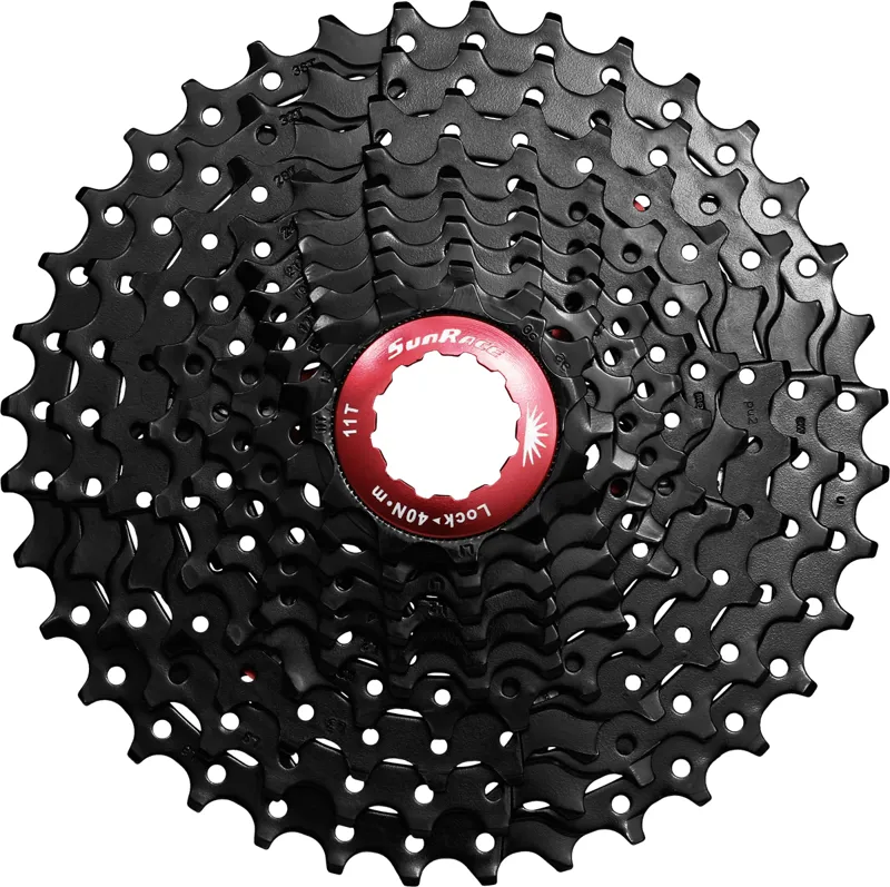 Sunrace and Sturmey Archer 11-36t 10 Speed MTB Cassette in Black
