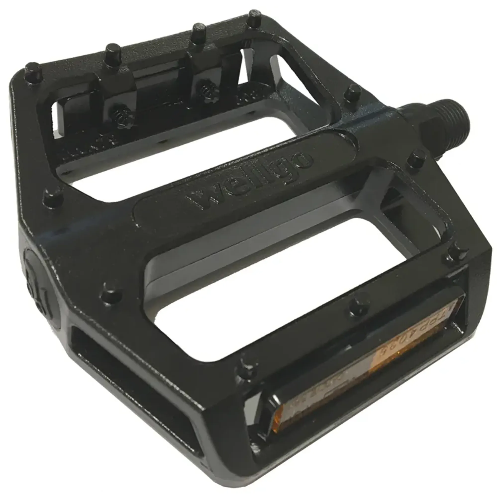 Wellgo 2DU Bearing B087 9/16 Platform Pedal in Black
