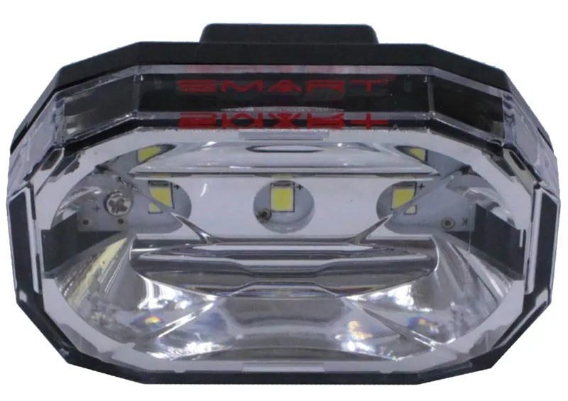 Smart Diamond 3 White LED Front Light in Black