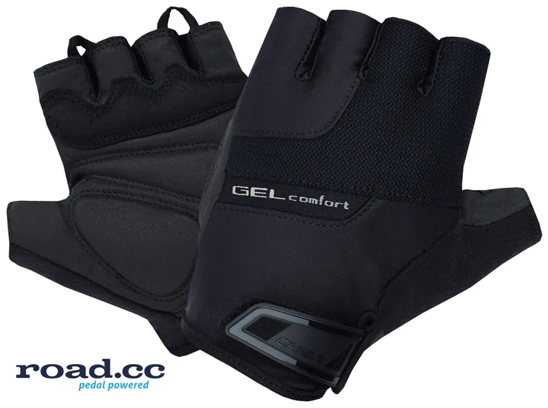 Chiba Gloves Gel Comfort Active Eco-Line Mitts in Black