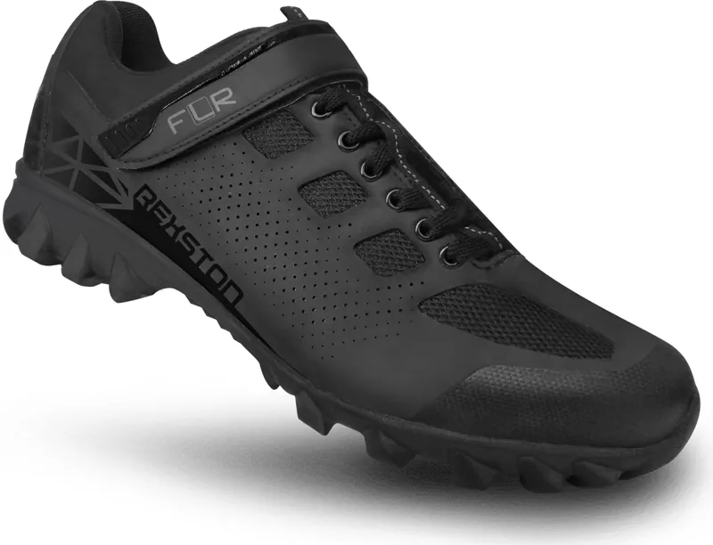 FLR Rexston Active Touring/Trail Shoe In BLACK 46