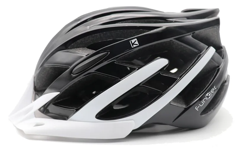 Funkier F-365 Leisure Inmold Helmet in Black/White
