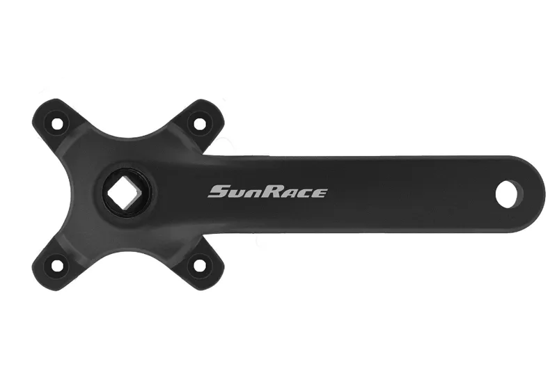 Sunrace and Sturmey Archer 175mm RH Spider/LH For Narrow-Wide Crankset in Black