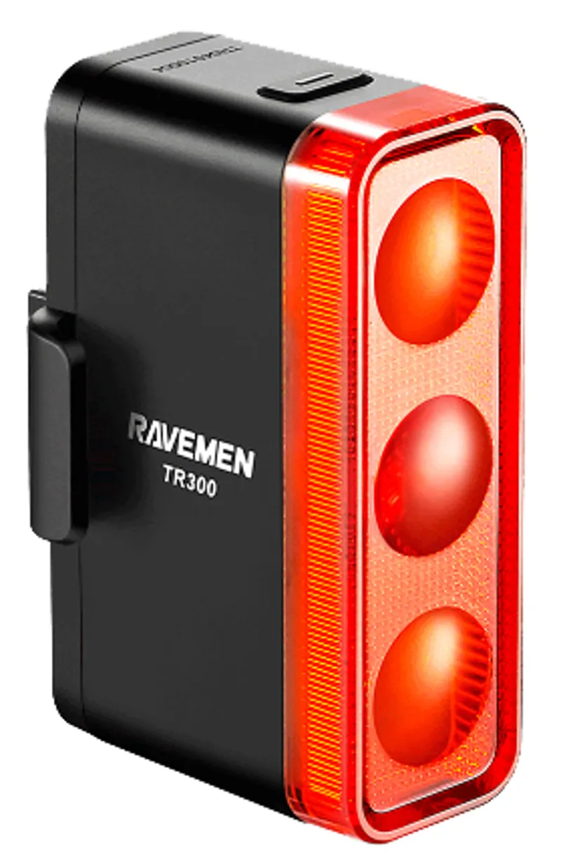 Ravemen TR300 USB Rechargeable Rear Light in Black