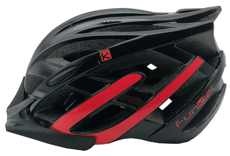 Funkier F-365 Leisure Inmold Helmet in Black/Red