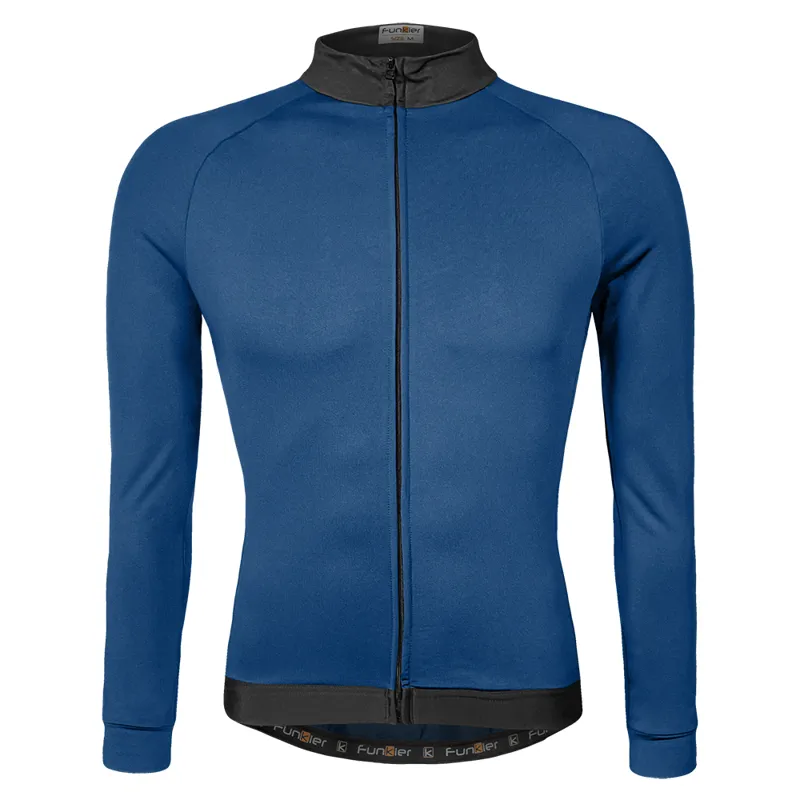 Funkier AirBloc Thermal Long Sleeve Jersey in Blue