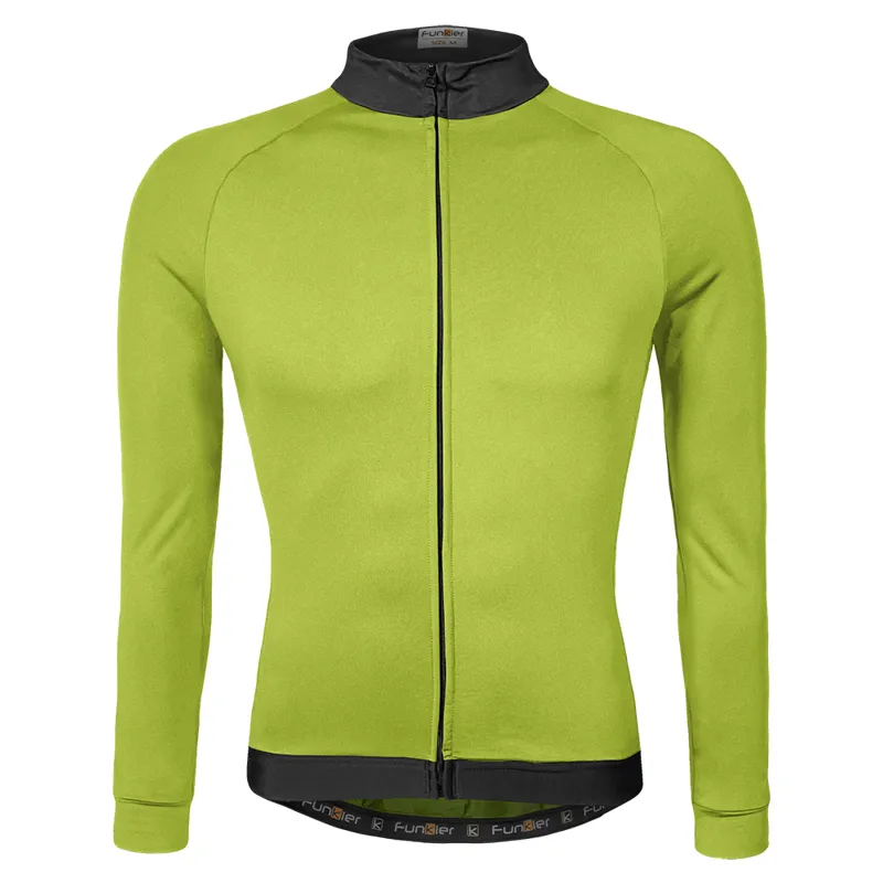 Funkier AirBloc Thermal Long Sleeve Jersey in Yellow