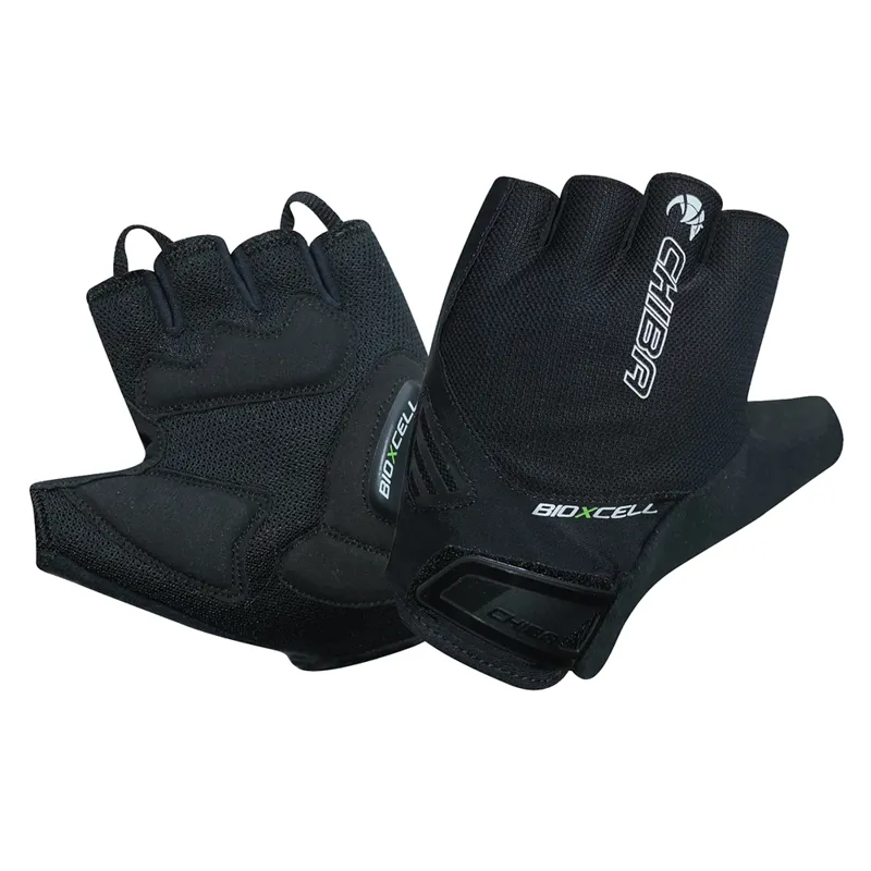 Chiba Gloves Bio-X-Cell Air Line Mitts in Black