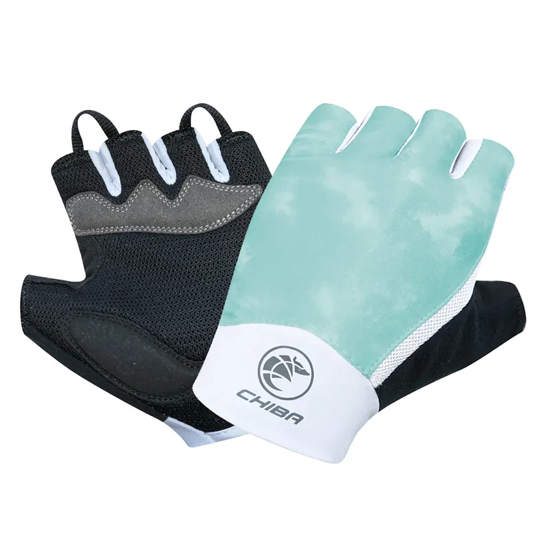 Chiba Gloves Lady Tie Dye Active-Line Mitts in Blue