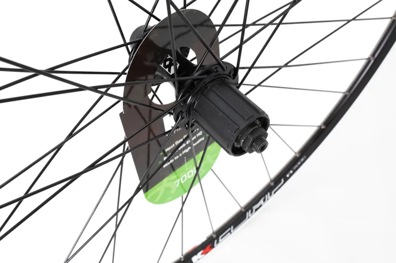 KX Road 700C Doublewall Q/R Cassette Rear Wheel Rim Brake in Black-1