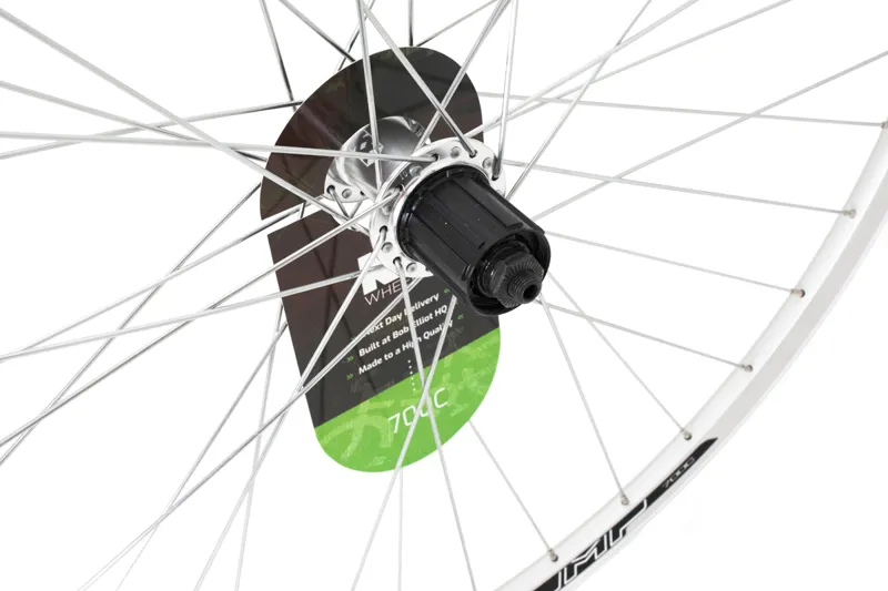 KX Hybrid 700C Doublewall QR Cassette Rear Wheel Rim Brake in Silver-1
