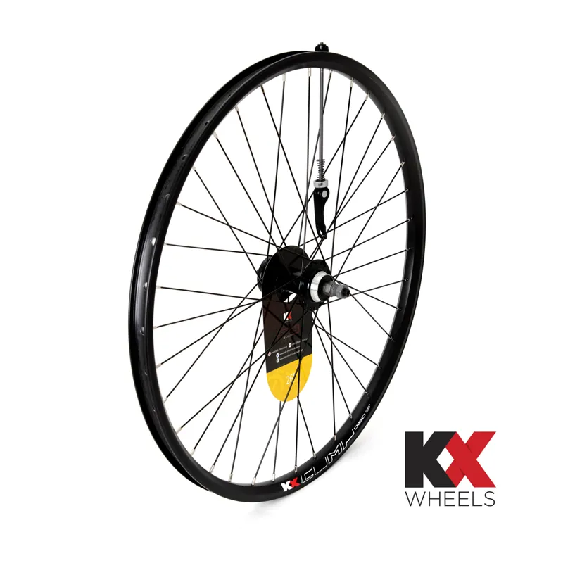 KX MTB 26 Doublewall Q/R Screw On Rear Wheel Disc Brake in Black