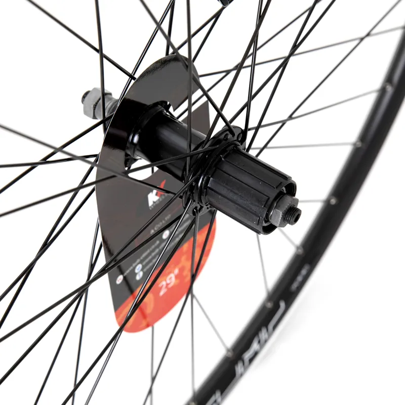 KX MTB 29 29er Doublewall Q/R Cassette Rear Wheel Rim Brake in Black-1