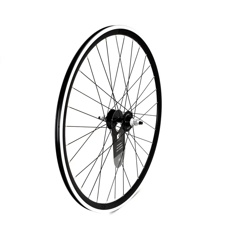 KX 700C Pro FXD Sturmey Archer Flip Flop Fixie Front Wheel in Black