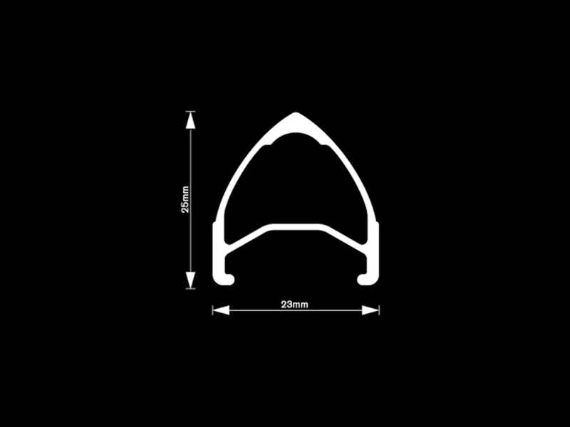 H+Son Archetype - 700c - Black MSW Drillings: 32H-3