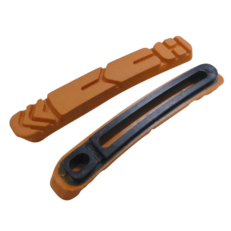 Ashima V-Brake Insert Rubber/Plastic Matrix Pads - Pro-G Compound - Orange