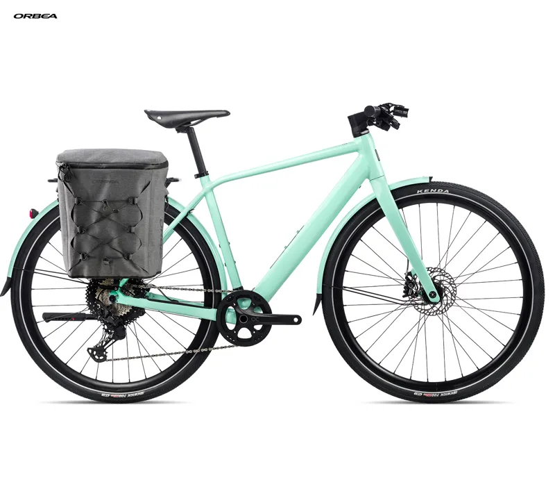 Orbea Vibe H10 EQ Electric Urban Bike Small in Turquoise Blue-1