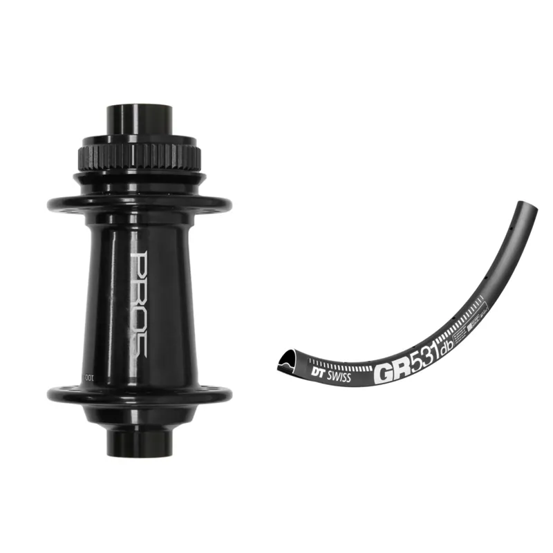 Gravel Bike Disc Brake Wheels - Hope Pro5 on DT Swiss GR531 with Shimano Body