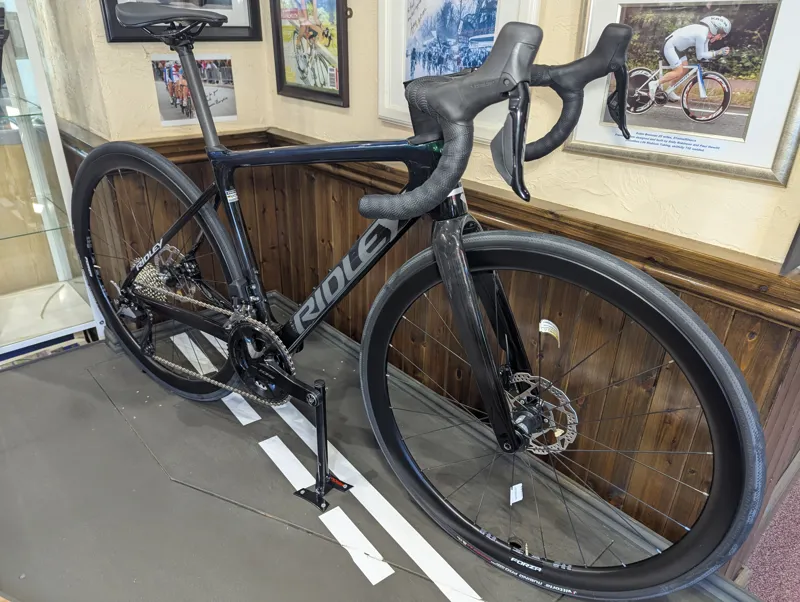 2025 Ridley Falcn 105 Di2 Extra Small in Black and Blue-2