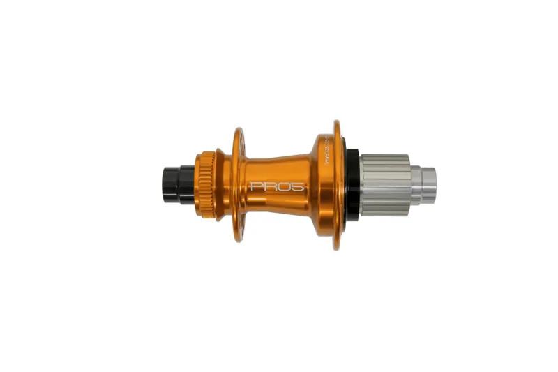 Hope Pro 5 Rear Centre Lock 32H 142x12mm in Orange