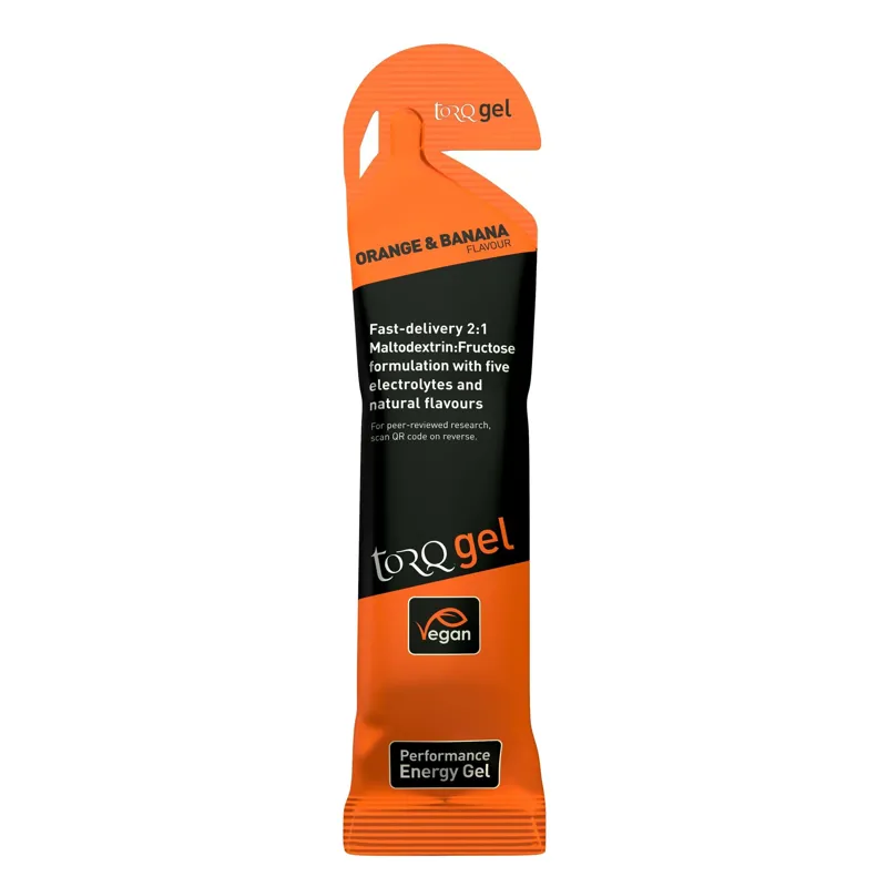 Torq Energy Gel in Orange and Banana Flavour