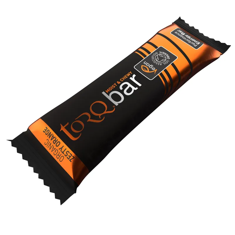 Torq Organic Energy Bar in Zesty Orange Flavour