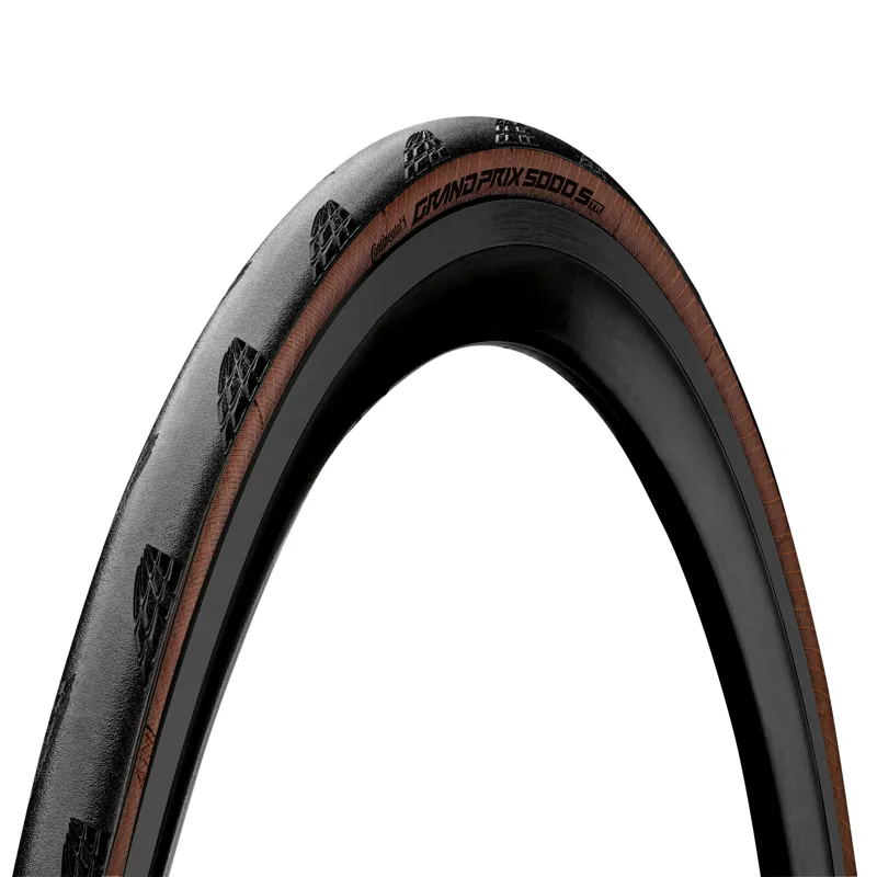 Continental Grand Prix 5000s Tubeless Ready Tyre - Foldable Blackchili Compound 2021 - Black/Transparent