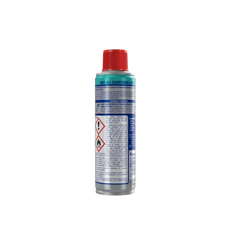 WD-40 Bike All Conditions Lube 250ml Aerosol-1