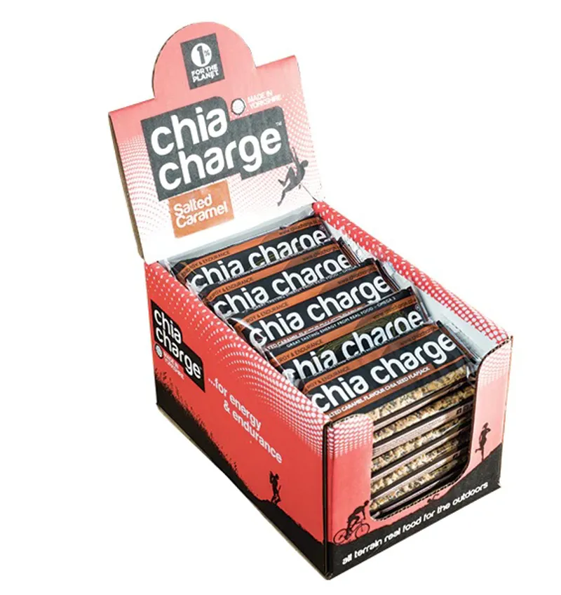 Chia Charge Chia Seed Flapjack in Salted Carmel Flavour