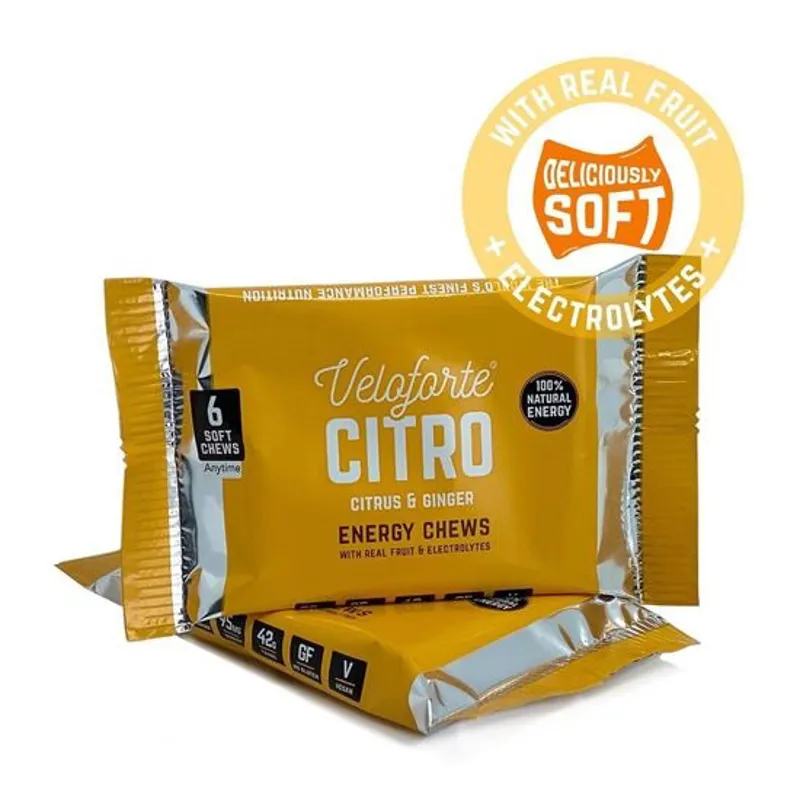 Veloforte Citro Energy Chews - Citrus/Ginger