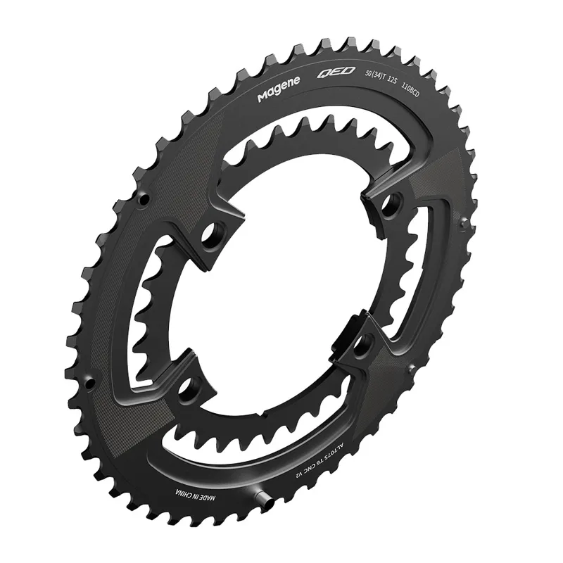 Magene QED Split Chainrings in Silver-1