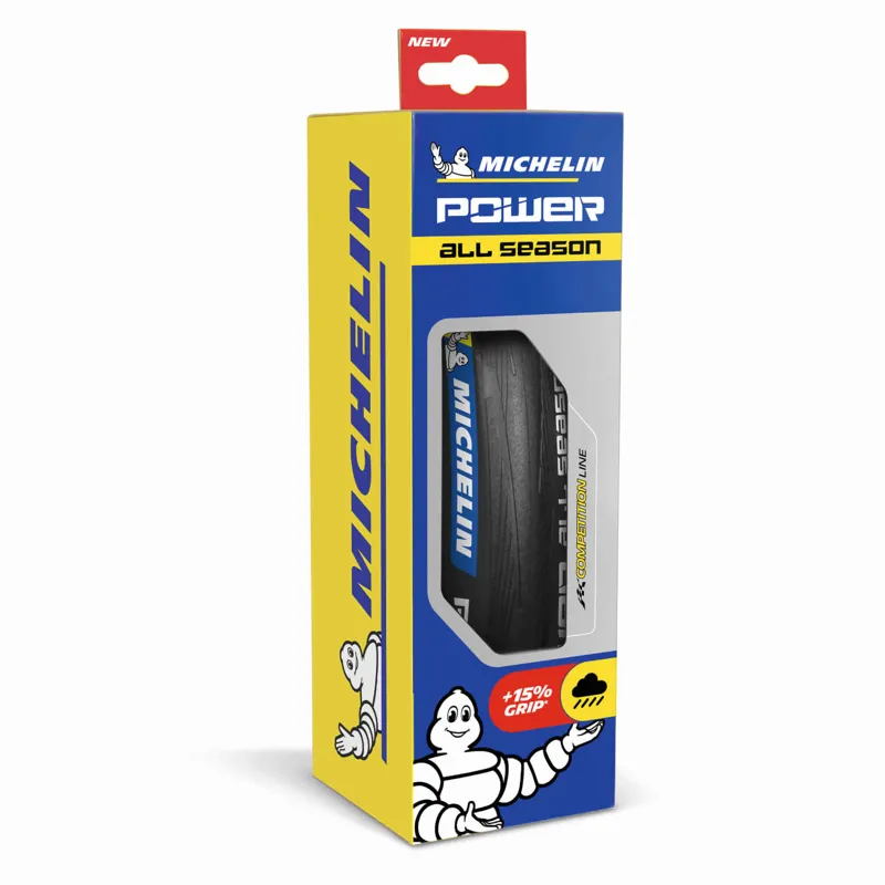 Michelin Power All Season Tyre 700 x 25c in Black-1