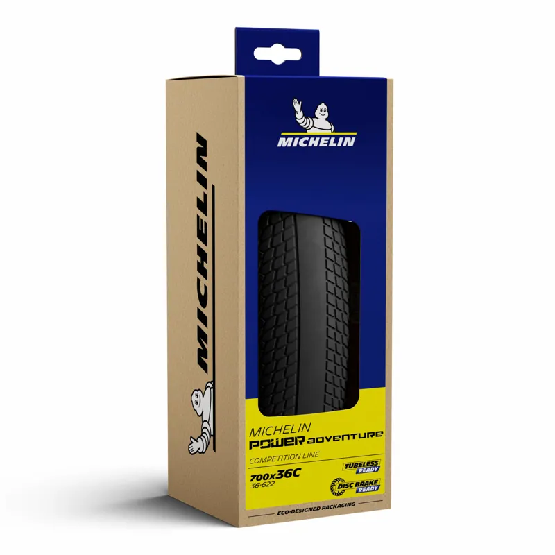 Michelin Power Adventure Gravel Tyre 700 x 42c in Black -1