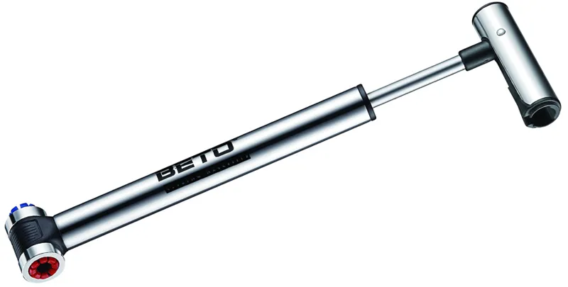 Beto EZ 001A Hi-Pressure All Alloy Road Mini Pump in Silver