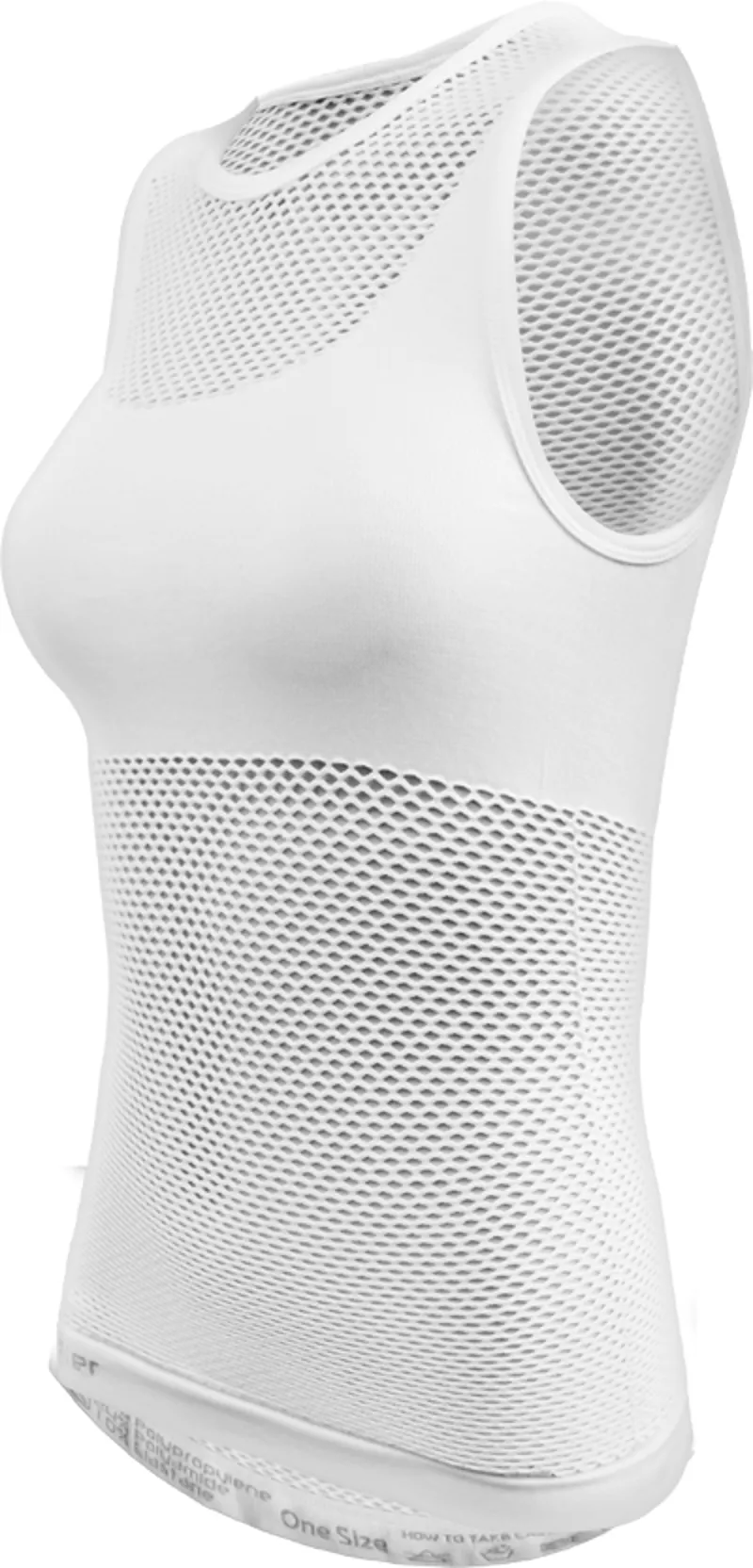 Funkier Vesta Ladies Pro Summer Lightweight Baselayer In WHITE unisize