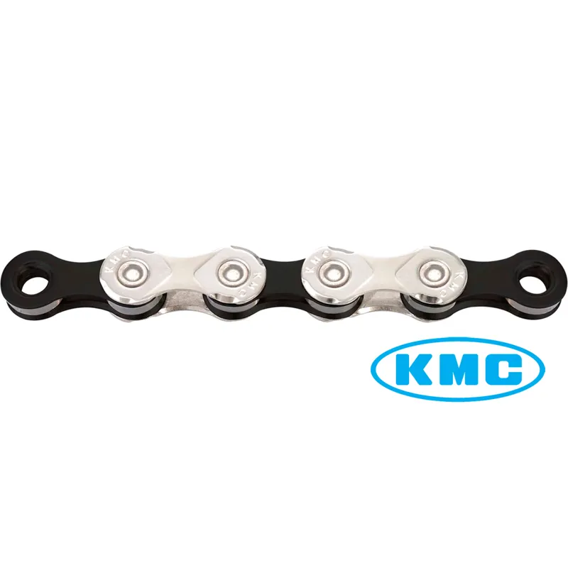 KMC X10 10 Speed Chain in Silver and Black