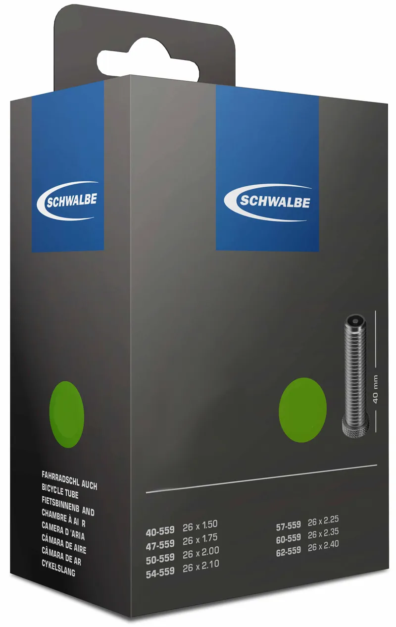 Schwalbe AV19 Inner Tuber 28 X 1.90/2.35 with Schrader Valve