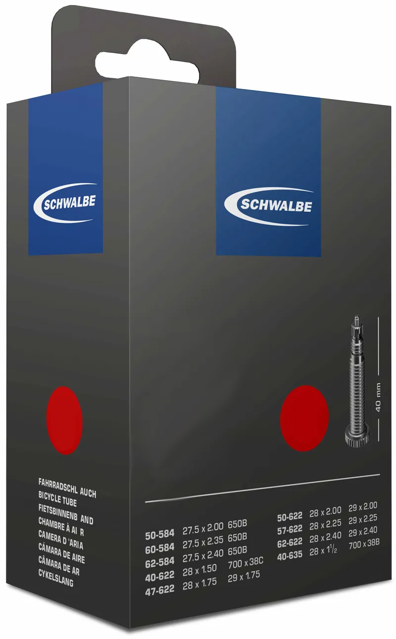 Schwalbe SV7C Inner Tube 20 X 1.50/2.35 with Presta Valve Extra Light 95g