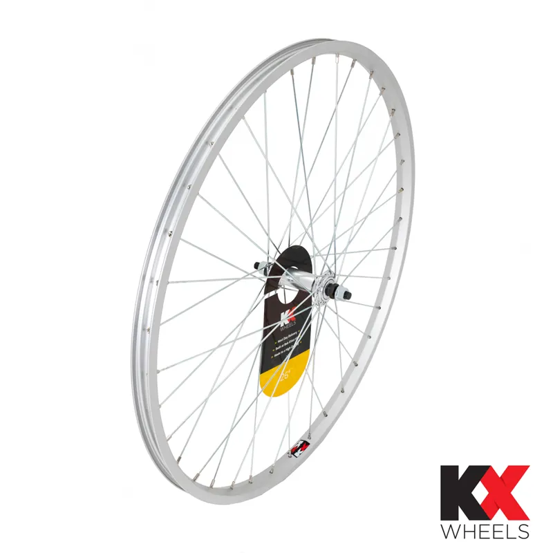 KX MTB 26 Singlewall Solid Axle Front Wheel Rim Brake - Black